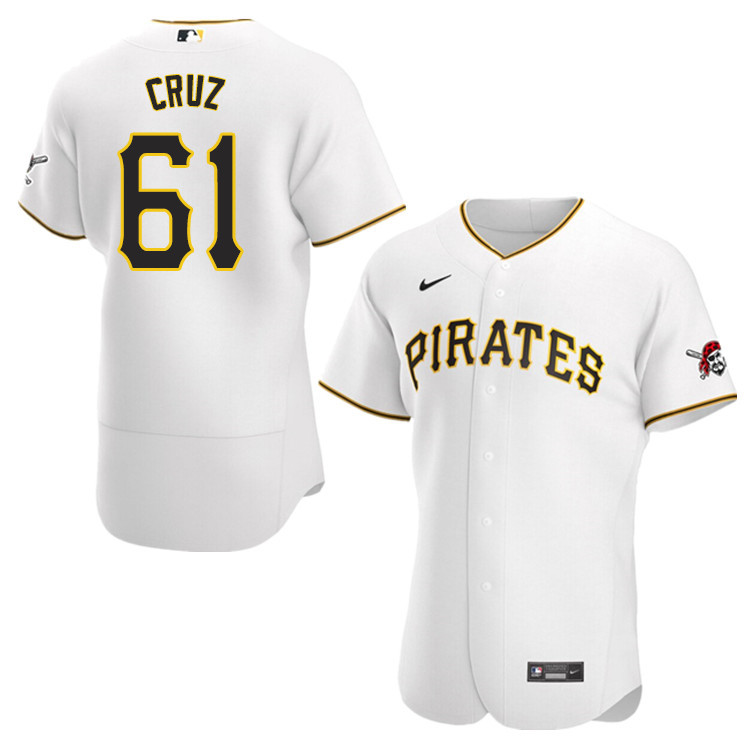 Nike Men #61 Oneil Cruz Pittsburgh Pirates Baseball Jerseys Sale-White